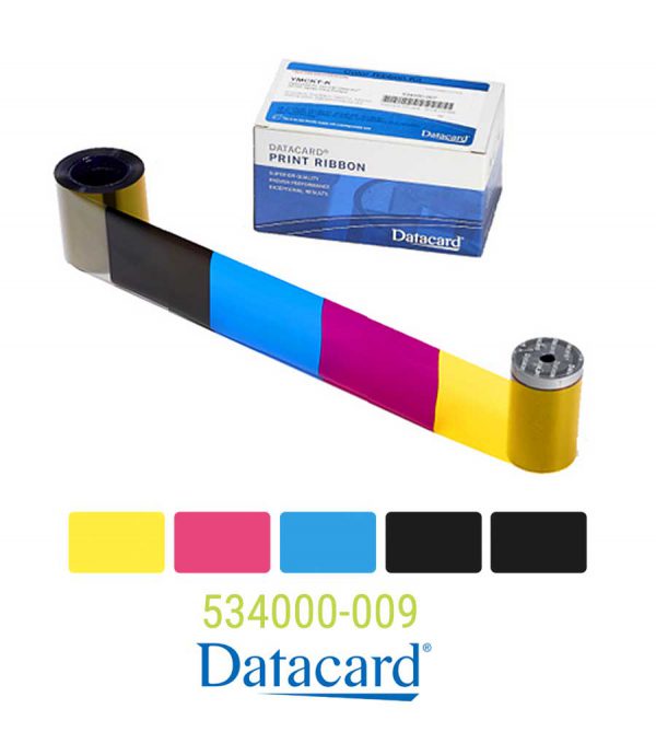 Datacard kleuren lint (zonder Overlay) YMCK-K