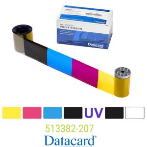 Datacard kleurenlint YMCO+UV Beveiliging-KO