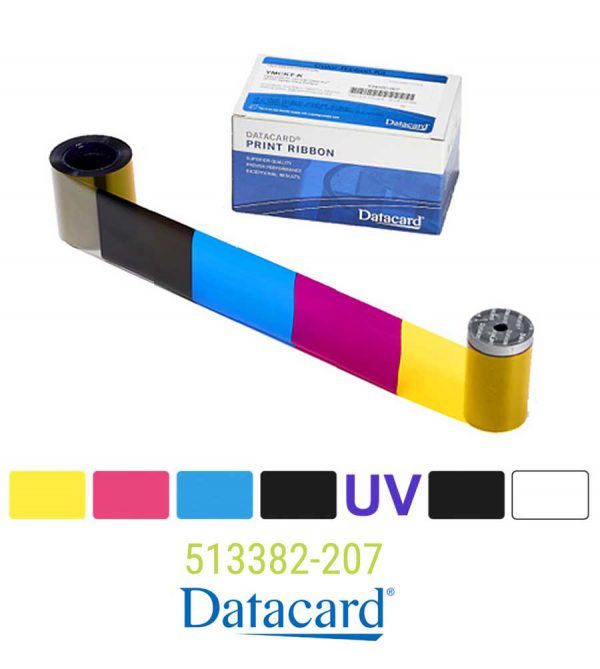 Datacard kleurenlint YMCO+UV Beveiliging-KO