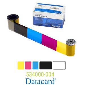 Datacard kleurenlint YMCKO Halfpanel