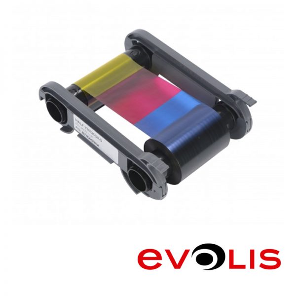 Evolis lint halfpanel YMCKOKO