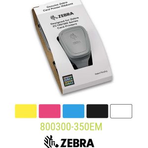 Zebra lint YMCKO 800300-350EM