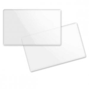 Transparant PVC pasjes