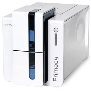 Evolis kaartprinter Primacy Ethernet blauw