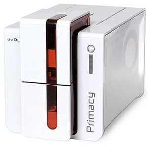 Evolis kaartprinter Primacy Ethernet rood