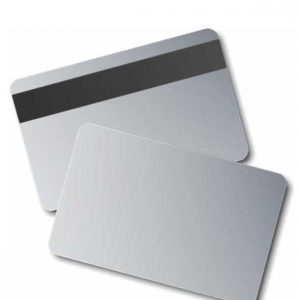 Magneetkaart Metallic zilver HiCo