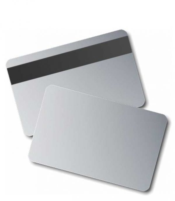 Magneetkaart Metallic zilver HiCo