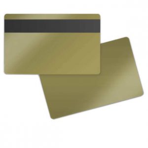 Magstripe magneetkaart Goud HiCo