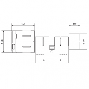 NFC-cilinderslot-CX2122-afmetingen