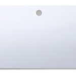 Blanco pasje met rond gat lange kant (100 stuks)