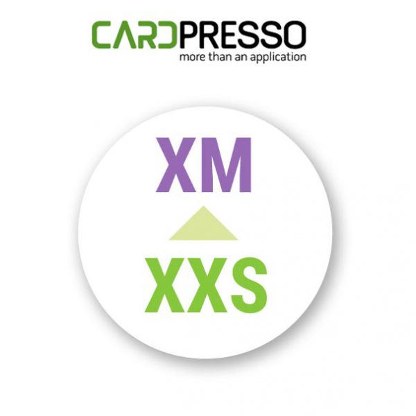 Upgrade CardPresso XXS naar XM