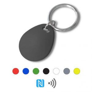 Keyfob sleutelhanger eco zwart Rfid NFC